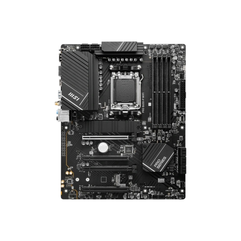 Материнская плата MSI PRO B650-P WIFI антенна Wi-Fi, документация, задняя планка, кабель SATA