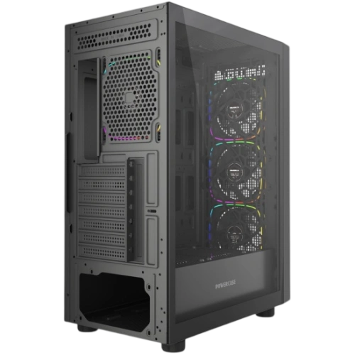 Компьютерный корпус Powercase ByteFlow V2 TG ARGB Black (CBFB-A4-V2)