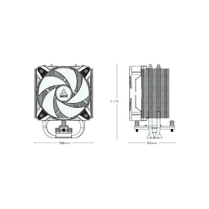 Кулер для процессора Arctic Cooling Freezer 8A (ACFRE00161A)