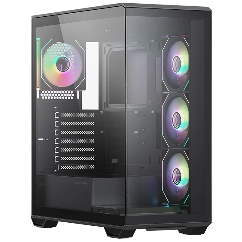 Компьютерный корпус XASTRA Q600 4ARGB-C10 Black (Q600-4FM12A-C10)