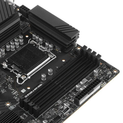 Материнская плата MSI PRO B760M-A WIFI DDR4 антенна Wi-Fi, документация, задняя планка, кабель SATA, крепеж для разъема M.2