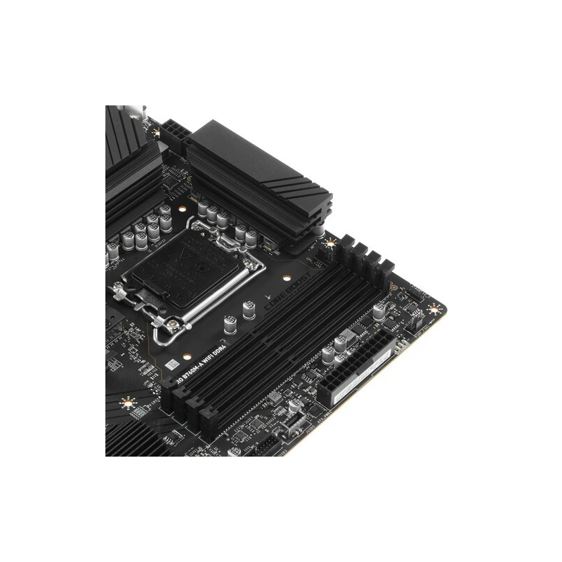 Материнская плата MSI PRO B760M-A WIFI DDR4 антенна Wi-Fi, документация, задняя планка, кабель SATA, крепеж для разъема M.2