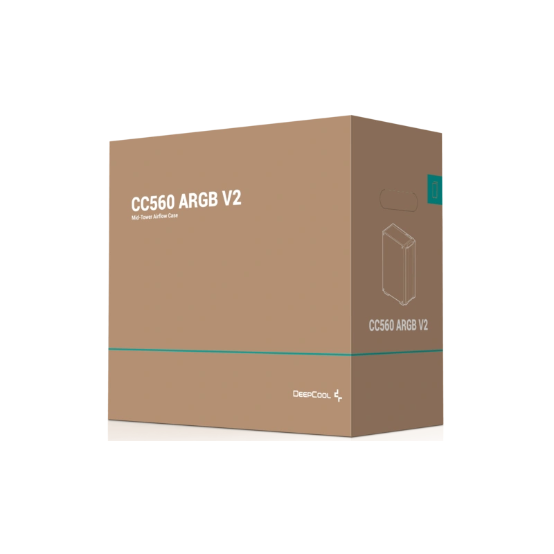 Компьютерный корпус Deepcool CC560 ARGB V2 Black (R-CC560-BKTAA4-G-2) документация