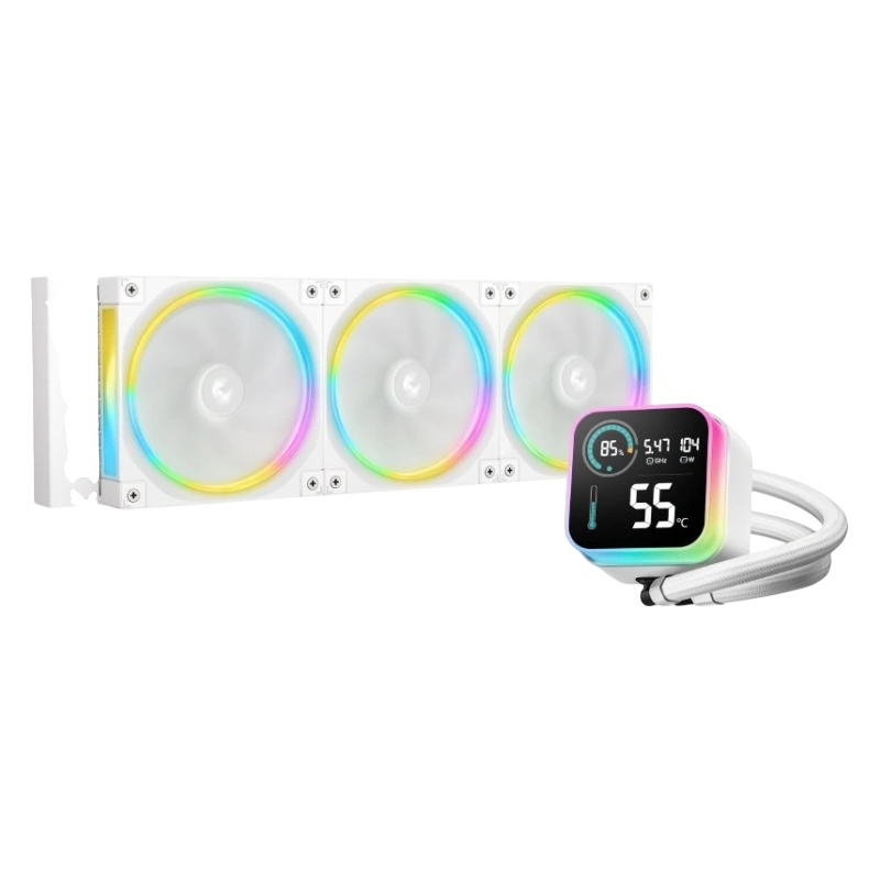 Система жидкостного охлаждения для процессора Deepcool LQ360 ULTRA WH ARGB White