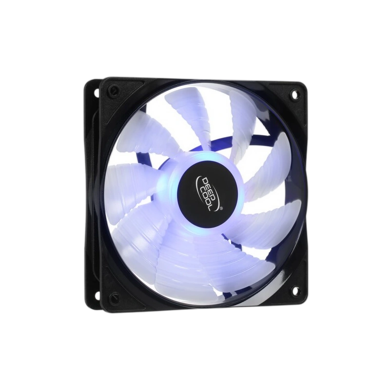 Вентилятор для корпуса Deepcool RF120B LED Blue DP-FLED-RF120-BL документация, комплект крепежа