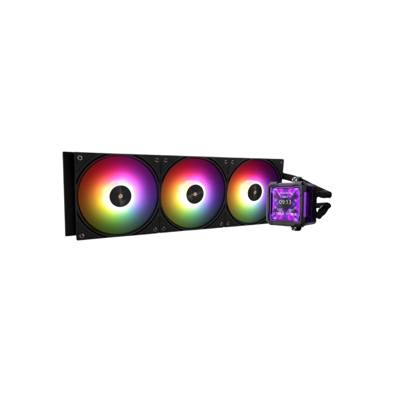 Система жидкостного охлаждения для процессора Thermalright Frozen Warframe Pro 360 ARGB Black (TRFWP360AB)