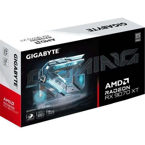 Видеокарта Gigabyte (GV-R907XGAMINGOCICE-16GD) Radeon RX 9070 XT 16GB GAMING OC ICE