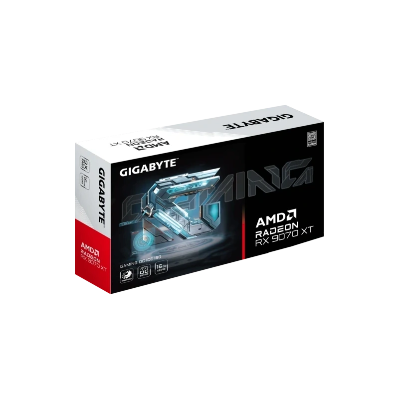 Видеокарта Gigabyte (GV-R907XGAMINGOCICE-16GD) Radeon RX 9070 XT 16GB GAMING OC ICE