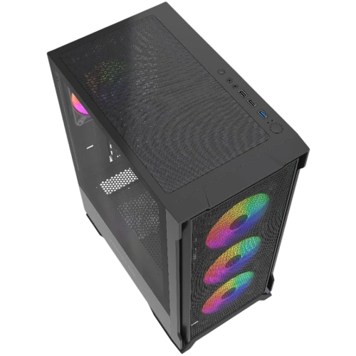 Компьютерный корпус Powercase Mistral AZ4B ARGB TG Black (CMAZB-A4)