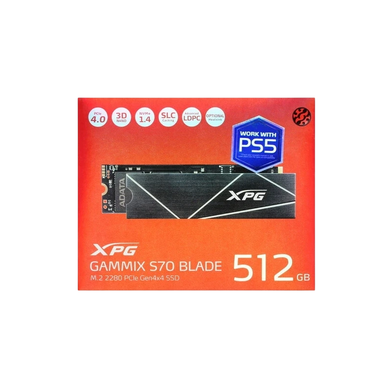 Твердотельный накопитель ADATA XPG 512 Gb Blade S70 (AGAMMIXS70B-512G-CS)