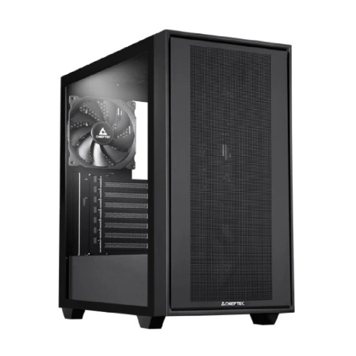 Компьютерный корпус Chieftec NIGHT HUNTER TG Black (GS-03B-BLK-OP)