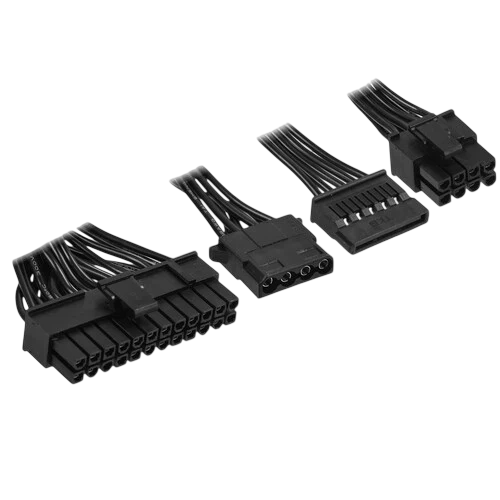 Блок питания 1STPLAYER 750W ACK SILVER Black (HA-750BA7-BK) 16 Pin (PCIe 5.0 Connector Cable Details)