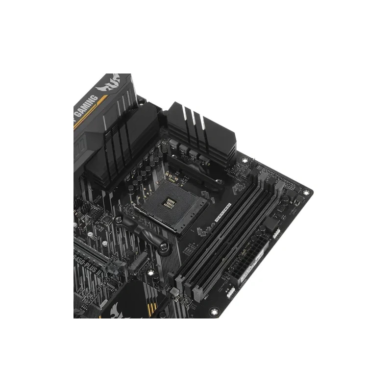 Материнская плата ASUS TUF GAMING B450-PLUS II 2 x кабель SATA, диск с ПО, документация, задняя планка, крепеж для разъема M.2