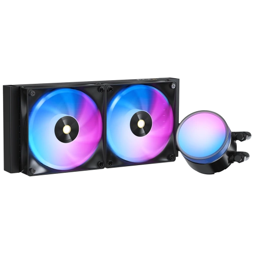 Система жидкостного охлаждения для процессора Ocypus Delta L24 BK ARGB V2 Black (Delta-L24-BK2AAWNN02X-GL)