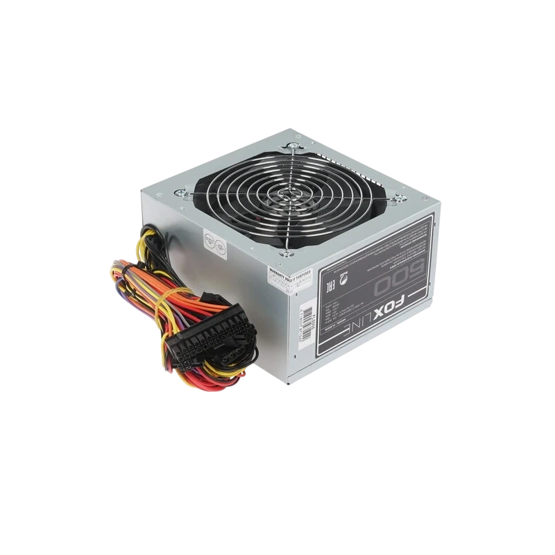 Блок питания Foxline 500W Gray (FL550S) документация, комплект крепежа