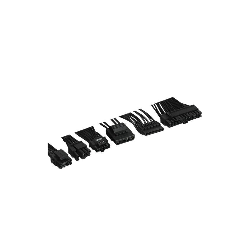 Блок питания Deepcool 1200W GAMERSTORM PN1200M Black 16 Pin (PCIe 5.0 Connector Cable Details) документация, комплект кабелей, комплект крепежа