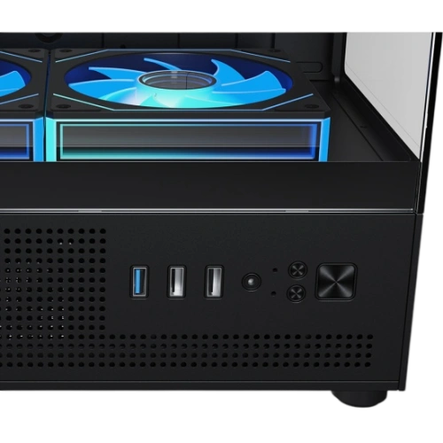 Компьютерный корпус XASTRA Q300M 3ARGB-C6 TG Black (Q300M-3FM12A-C6)
