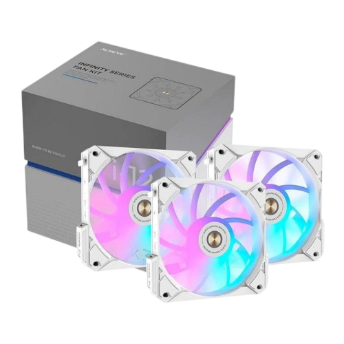 Вентилятор для корпуса ALSEYE Cooling Fan i12W-K3 White PWM