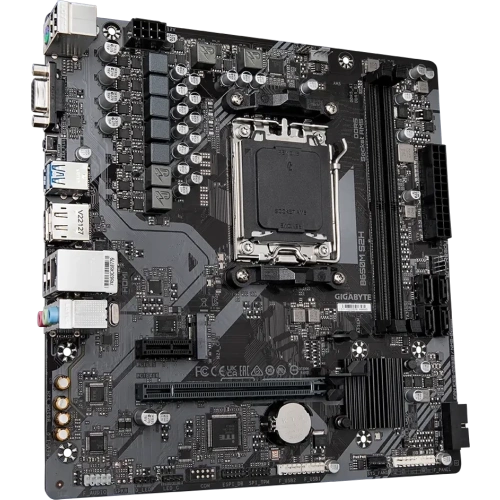 Материнская плата Gigabyte B650M S2H x кабель SATA, документация, задняя планка