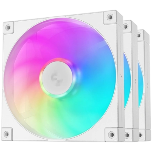 Комплект вентиляторов для корпуса Deepcool FD14 ARGB WH-3 IN 1 ARGB White