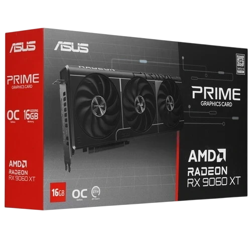 Видеокарта ASUS (PRIME-RX9060XT-O16G) Radeon RX 9060 XT 16GB PRIME OC (90YV0LF1-M0NA00)