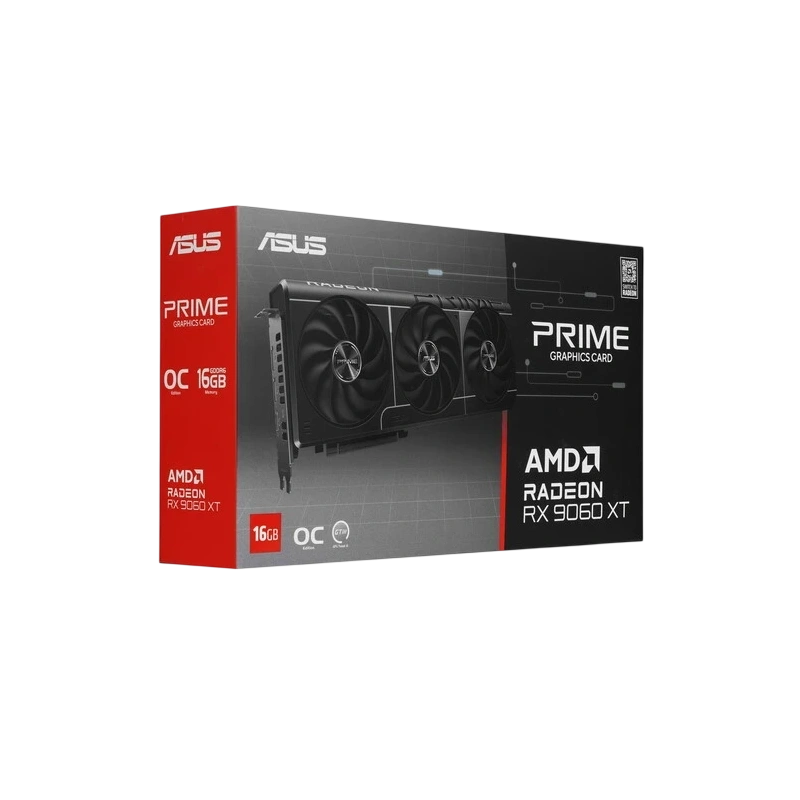 Видеокарта ASUS (PRIME-RX9060XT-O16G) Radeon RX 9060 XT 16GB PRIME OC (90YV0LF1-M0NA00)