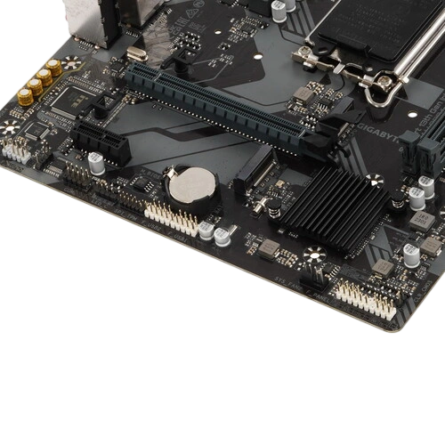 Материнская плата Gigabyte B760M H DDR4 2 x кабель SATA, документация, задняя планка