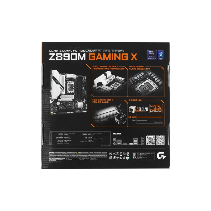 Материнская плата Gigabyte Z890M GAMING X документация