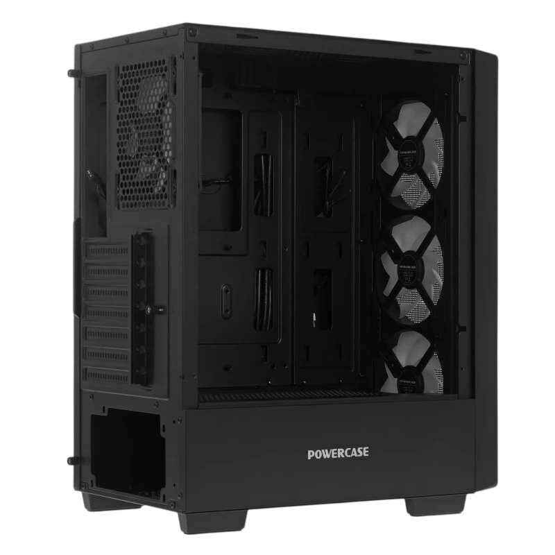 Компьютерный корпус Powercase Mistral AY4B ARGB TG Black (CMAYB-A4)