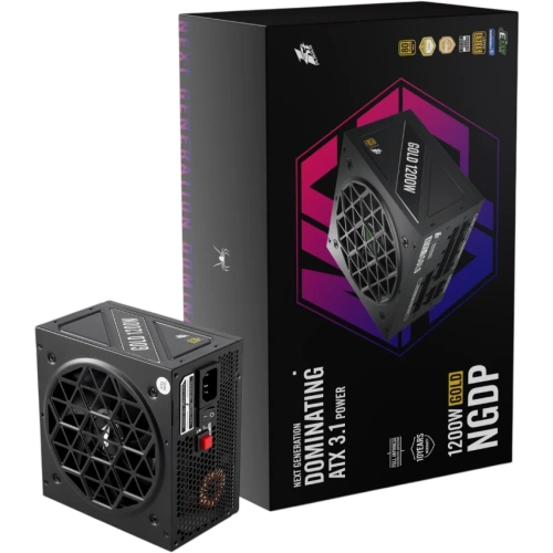 Блок питания 1STPLAYER 1200W NGDP GOLD Black (HA-1200BA4) 16 Pin (PCIe 5.1 Connector Cable Details)