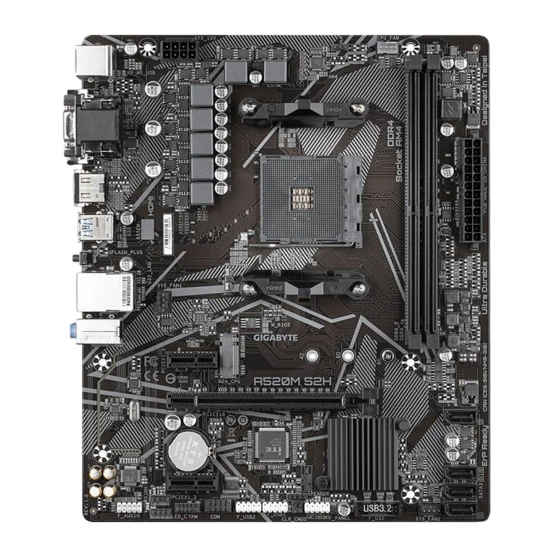 Материнская плата Gigabyte A520M S2H