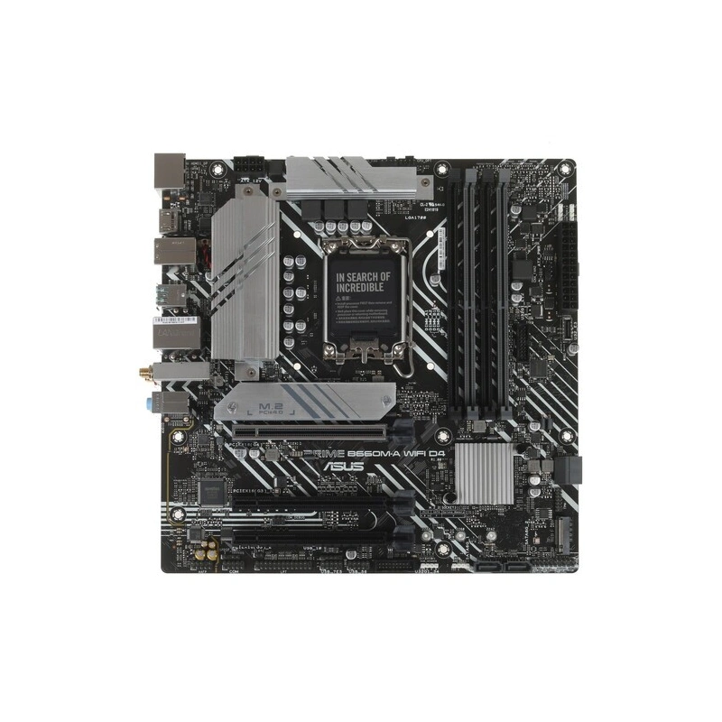 Материнская плата ASUS PRIME B660M-A WIFI D4 (90MB1AE0-M1EAY0) 2 x кабель SATA, антенна Wi-Fi, диск с ПО, документация, задняя планка