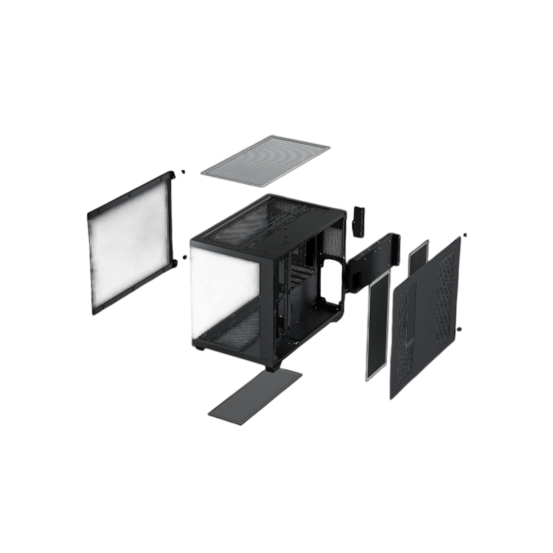 Компьютерный корпус XASTRA QW500M 3ARGB-C10-UC ARGB Black (QW500M-3FM12A-C10-UC)