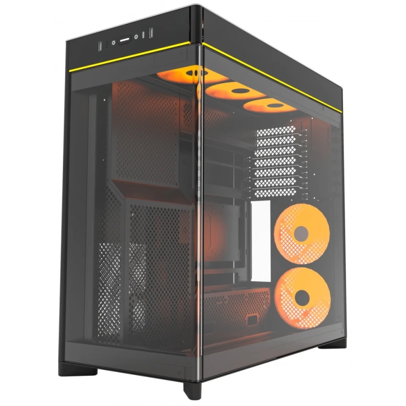 Компьютерный корпус Montech HS02 PRO Black документация, набор крепежа