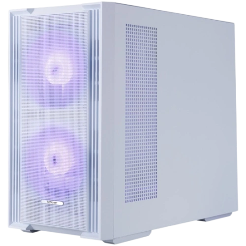 Компьютерный корпус 1STPLAYER AU6 ARGB White (AU6-WH-2FA7-14-W-2FA7R-W-1FA7-W)