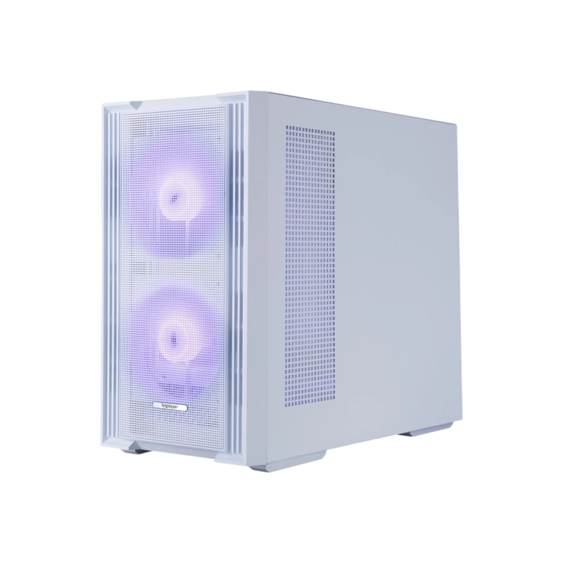 Компьютерный корпус 1STPLAYER AU6 ARGB White (AU6-WH-2FA7-14-W-2FA7R-W-1FA7-W)
