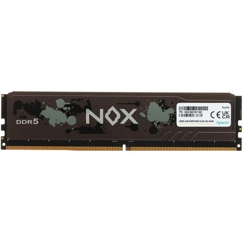 Оперативная память 16 Gb 6000 MHz Apacer NOX (AH5U16G60C622MBAA-1)