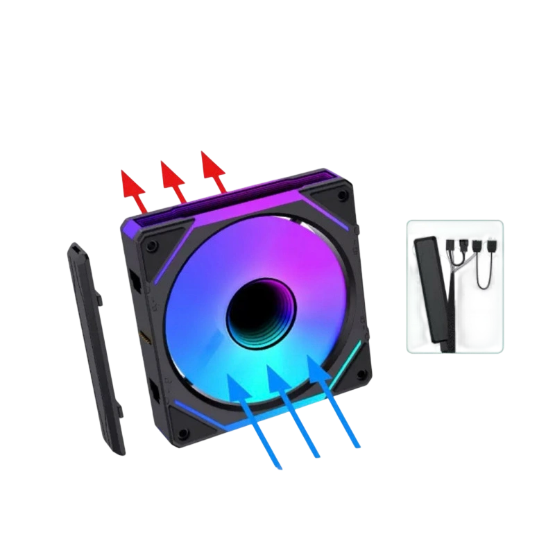 Вентилятор для корпуса UNI FAN SL ARGB Black V1