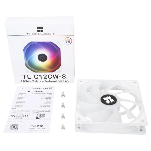 Комплект вентиляторов для корпуса Thermalright TL-C12CW-S ARGB White (TRTLC12CWS.3P)