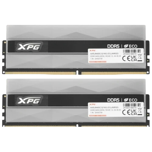 Оперативная память 32 Gb 6400 MHz ADATA XPG LANCER Neon RGB (AX5U6400C3216G-DCLANRSG)