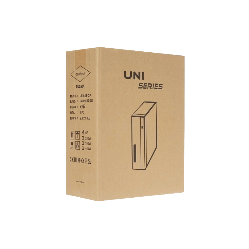 Компьютерный корпус Chieftec UNI Black (UE-02B-OP) документация