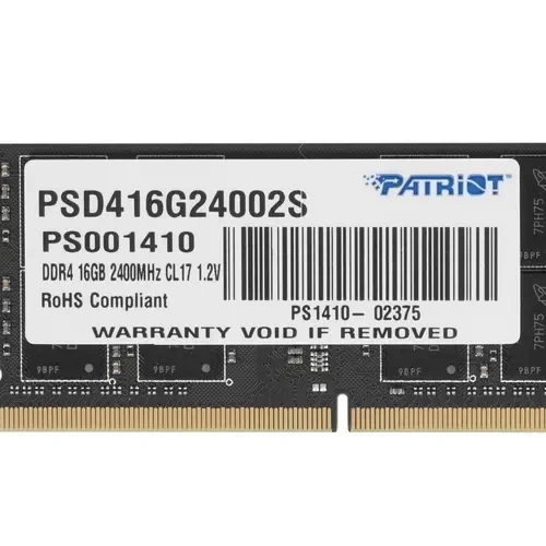 Оперативная память 16 Gb 2400 MHz PATRIOT SL (PSD416G24002S)