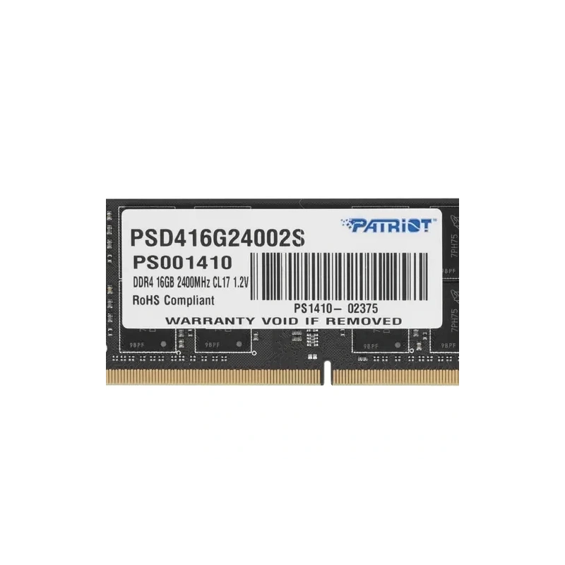 Оперативная память 16 Gb 2400 MHz PATRIOT SL (PSD416G24002S)