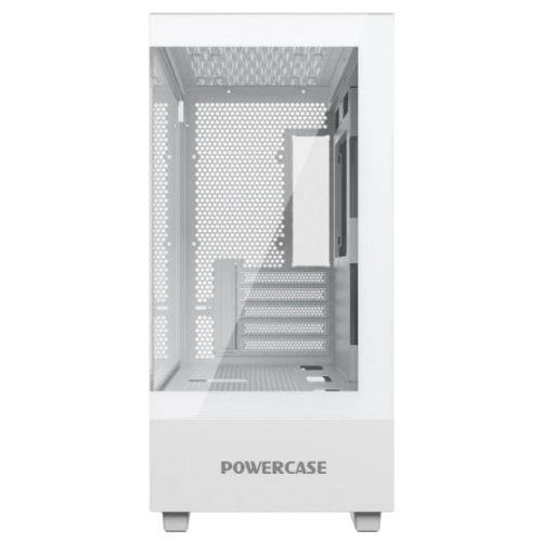 Компьютерный корпус Powercase VISION Micro M TG White (CVMMW-L0)