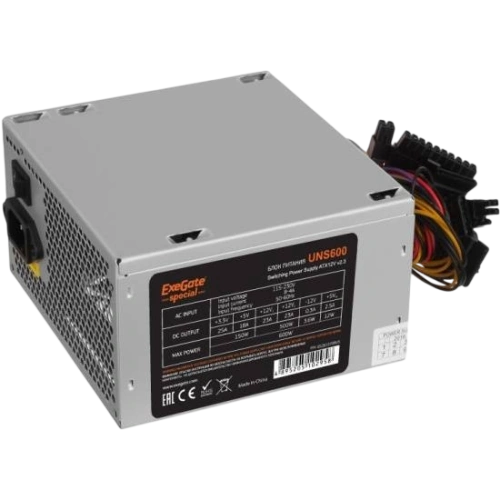 Блок питания ExeGate 600W UNS600 (ES261570RUS)