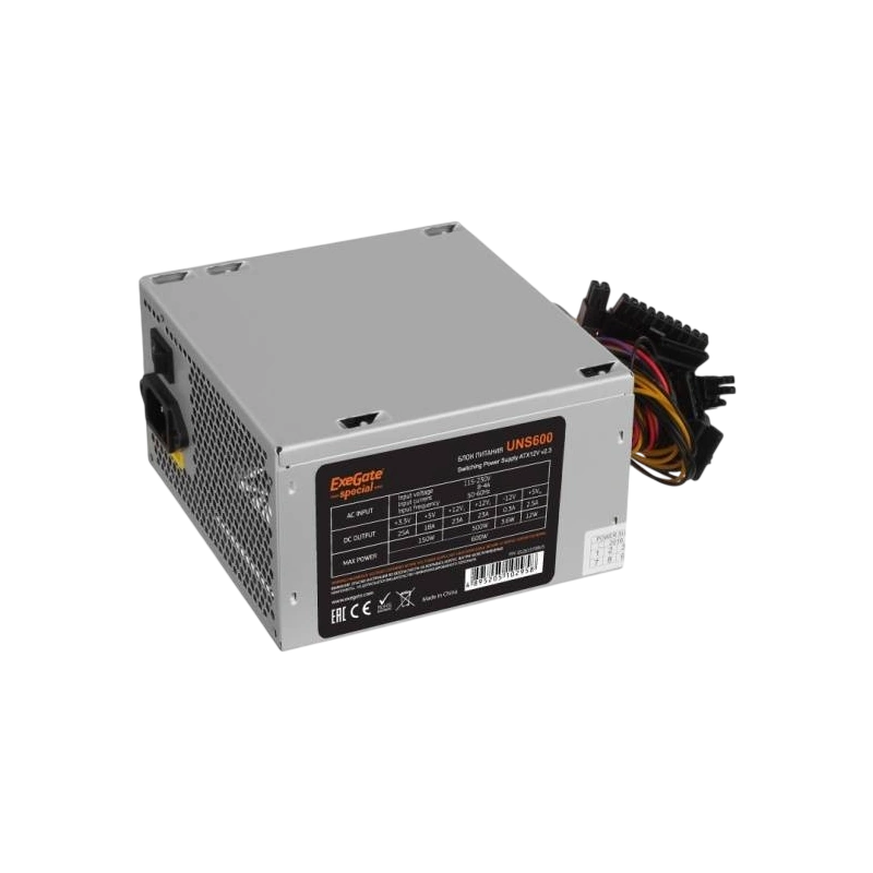 Блок питания ExeGate 600W UNS600 (ES261570RUS)