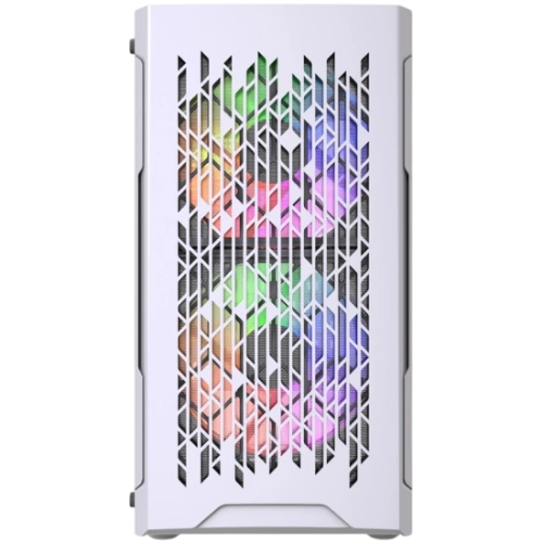 Компьютерный корпус Powercase Mistral Micro D3W TG ARGB V2 White (CMMDW-A3-V2)