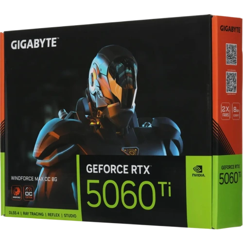 Видеокарта Gigabyte (GV-N506TWF2MAX OC-8GD) GeForce RTX 5060 Ti 8GB WINDFORCE MAX OC
