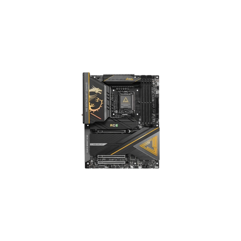 Материнская плата MSI MEG Z890 ACE 4 x кабель SATA, EZ M.2 Clip 2 Remover, USB Flash, антенна Wi-Fi, документация, кабель передней панели, крепеж для разъема M.2, разветвитель ARGB, удлинитель для ARGBещё