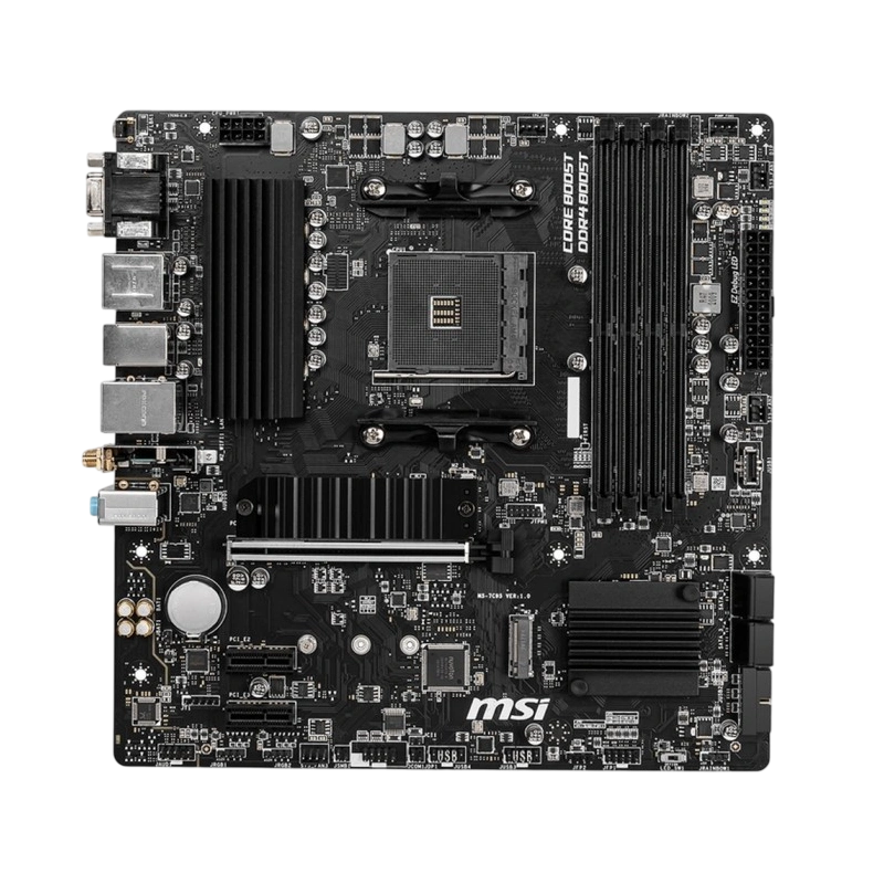 Материнская плата MSI B550M PRO-VDH WIFI 2 x кабель SATA, антенна Wi-Fi, диск с ПО, документация